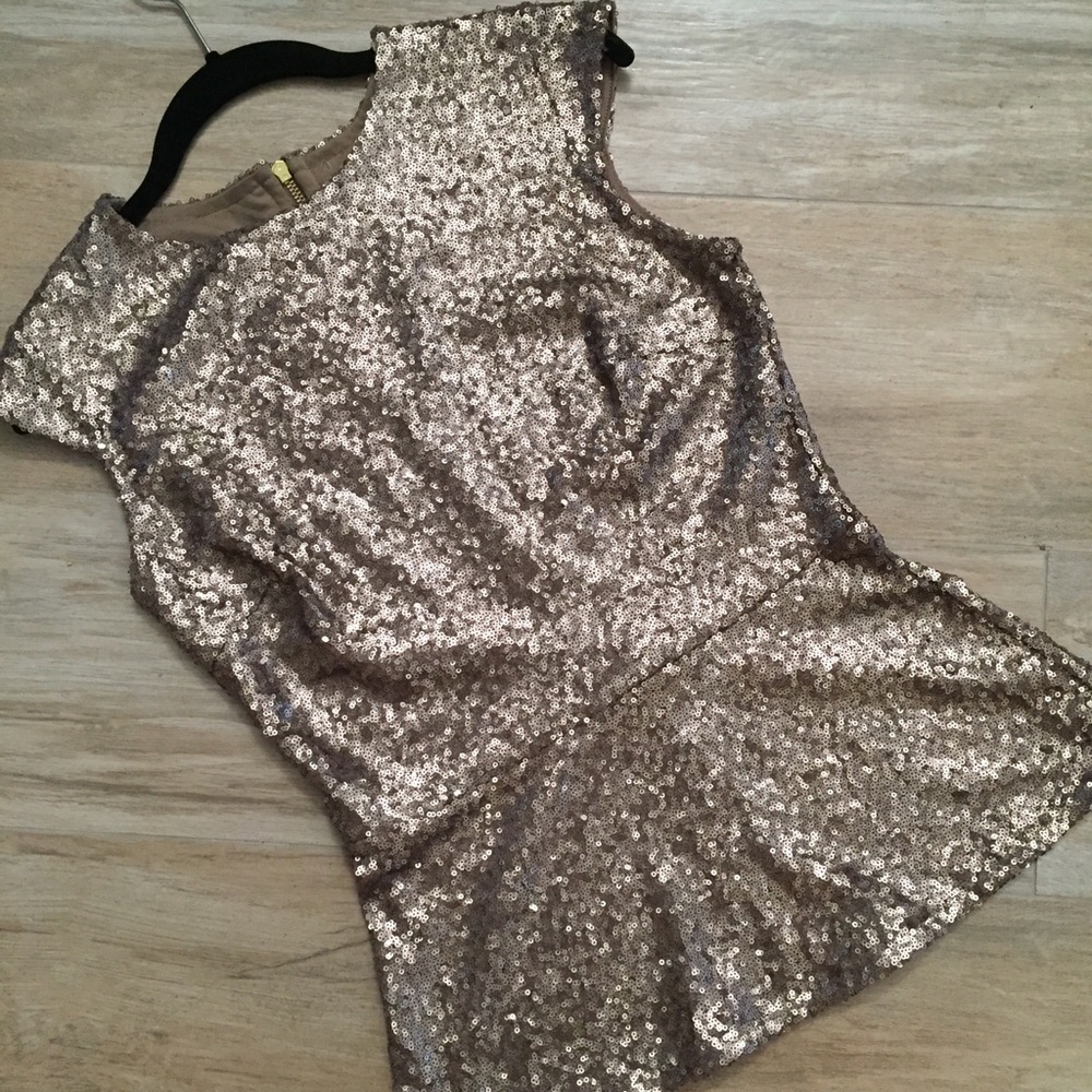 WDNY Sequin Peplum Top